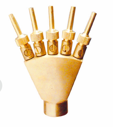 Brass Phoenix Tale 3/4" Parabolic Dancing Fountain Nozzles