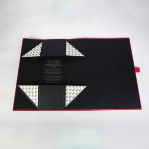 Wholesale Magnets Flap Flat Pack Foldable Single Wine Box Pannel Closure ISO from china suppliers