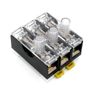 Wholesale FS-103 3P Fuse Holder for 6x30 fuses Din Rail Mount Fuse Box 10A 250V LED Indicator 6x32 Fuse Block from china suppliers