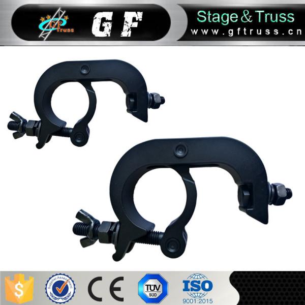 Fireproof Aluminum Truss Clamps Sliver Black Color For 52mm Truss