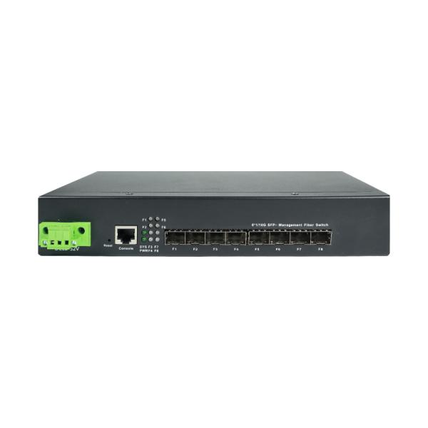 Quality 8 Port 10G Managed Network Switch Layer 3 Fiber Switch For ISP / Enterprise Network for sale