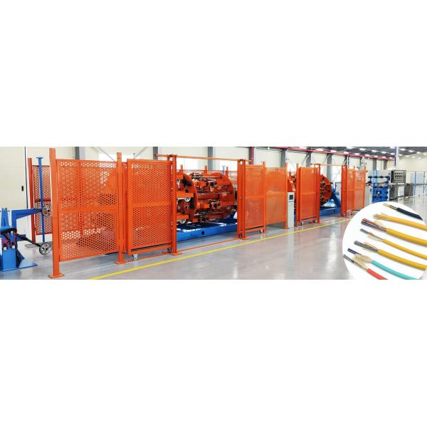 Indoor Fiber Cable Multi Fiber Cable Sheathing Machine 70 Line Process