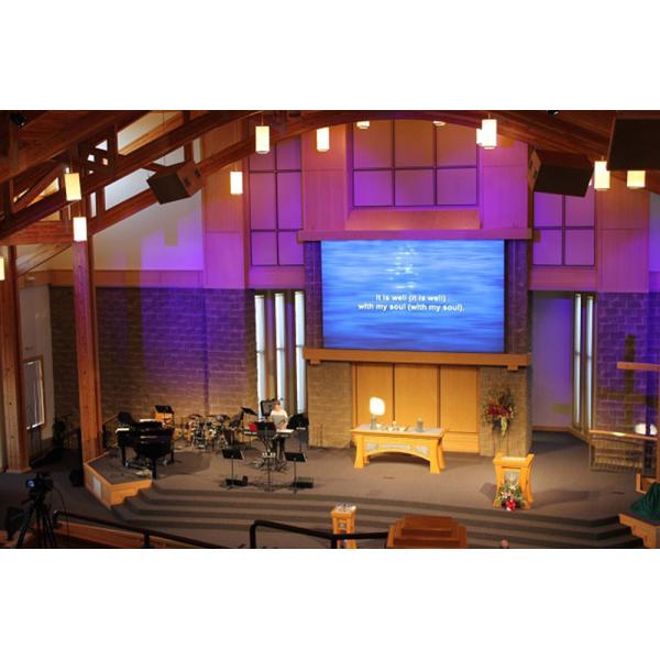 P2 P3 Small Pitch Indoor LED Video Wall Screen H140º / V 60º High Definition