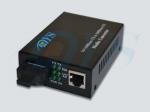 100 Base 2 Lan Port Optical Fiber Media Converters 10M / 100M / 1000M