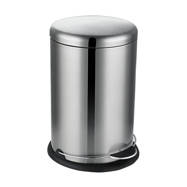 Round Fingerprint Proof 30 Liter Pedal Bin