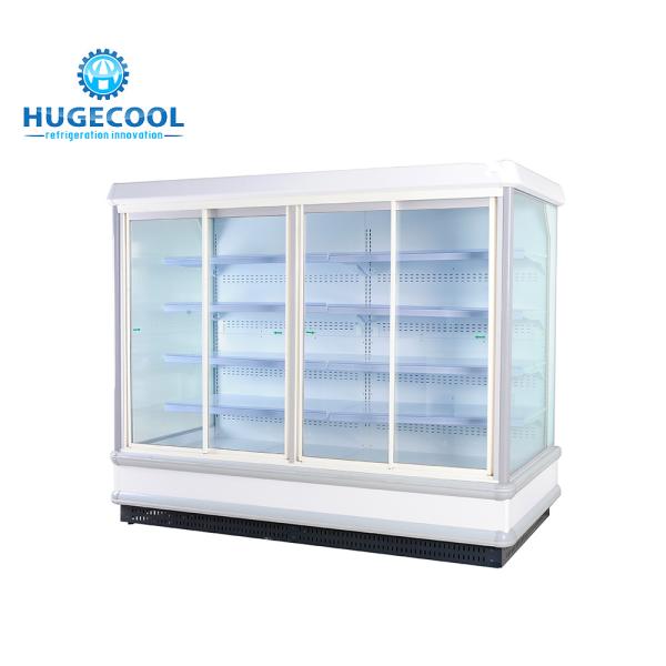R404a Supermarket Multideck Display Fridge Electric Defrost For Commercial