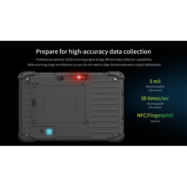 4G 3G WiFi USB Interface NFC Real Handheld Rugged PC Tablet With Strap Charging Rack