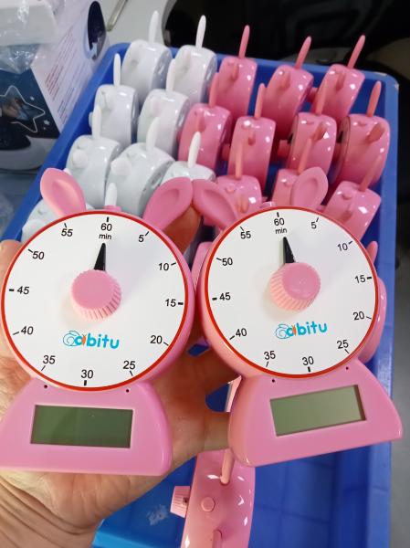 Quality ABS 12speed rabbit digital count down timer for kids for sale