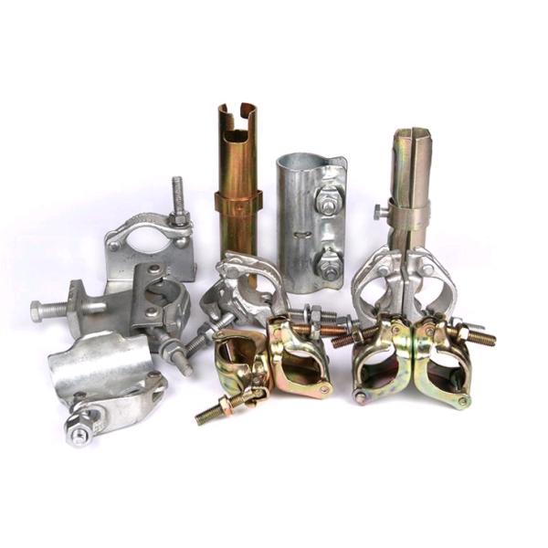 Hot Dipping Scaffolding Accessories Q235 Steel Pressed Galvanized Swivel Coupler