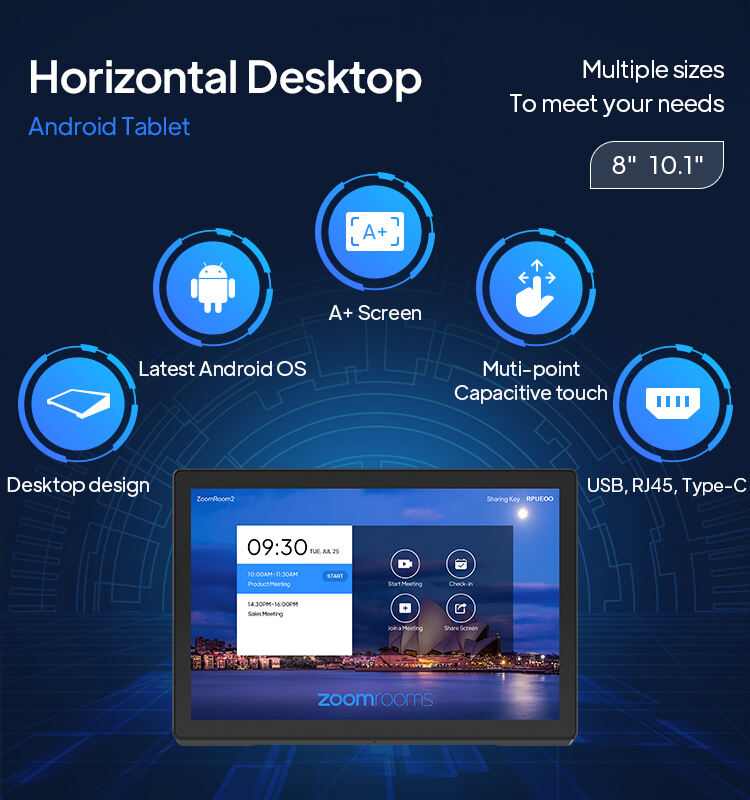 8 inch android ordering tablet with rk3399 processor nfc waterproof dustproof design for catering industry customizable branding and packaging-3