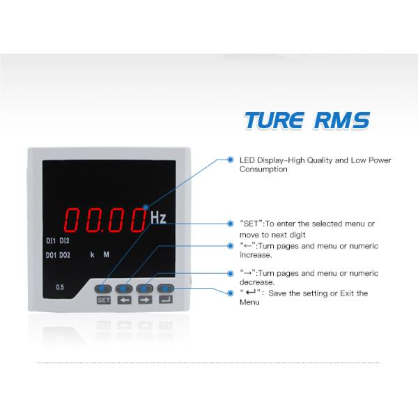 96*96 new frequency meter for complete cabinet