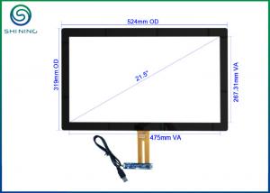 China 21.5” 2mm Front Glass Capacitive Touch Panel With USB Interface For POS Computing Systems on sale