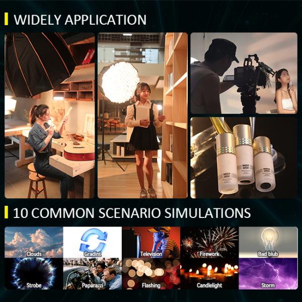 White housing 200W spotlight 2700k-6500k brightness up to 100% suitable for portrait photography