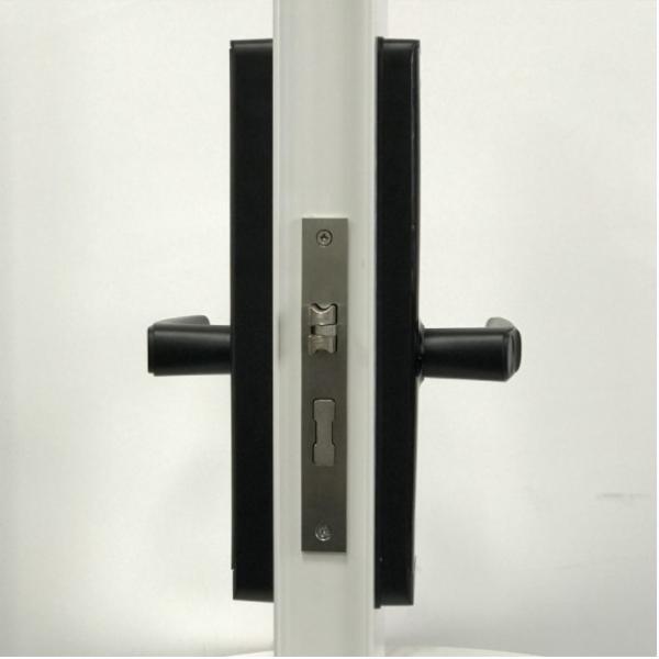 Black Tuya APP Smart Lock Fingerprint / Smart Code Door Lock