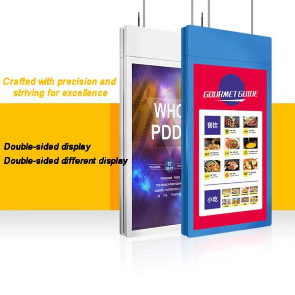 Window Facing Display Storefront 3000nits Sunlight Readable Smart LCD Monitor Vertical Digital Signage Commercial TV Ads Screen