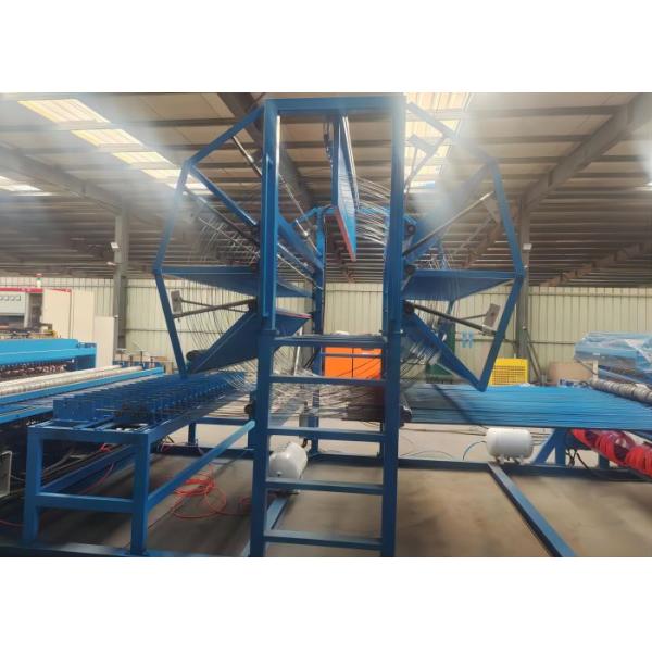 Siemens PLC Servo Motor 3-6mm Wire Mesh Panel Machine 7.5kw Full Automatic