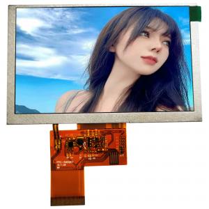 China Chimei Innolux 5.0 inch Industrial TFT LCD 40pin RGB Interface  800x480 Resolution on sale