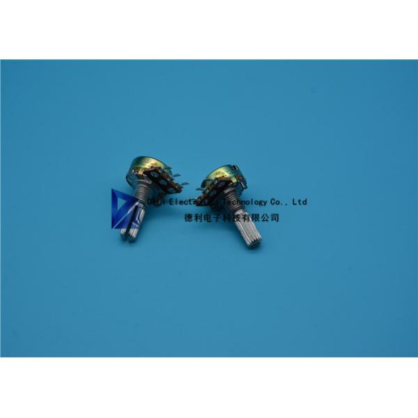 2K - 100K Ohm Potentiometer Push Button On Off Switch Pot Linear Shaft 15mm 3 Pin