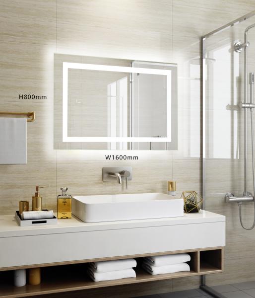 Quality Hotel Lighted Magnifying Makeup Mirror With Bluetooth And Dimmable Light for sale