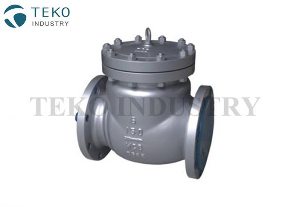 Quality Bolted Cover Swing Type Industrial Valves , Non Return BS 1868 Check Valve With Low Pressure Drop for sale