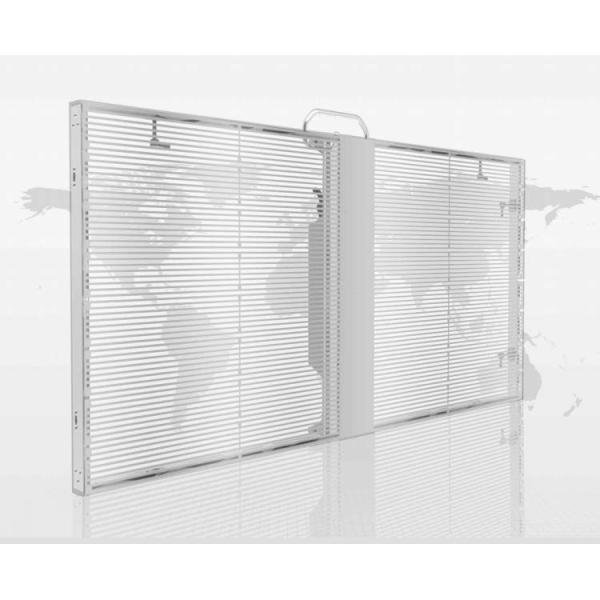 Outdoor Waterproof Transparent LED Screens 5500 Nits For Glass Wall Window