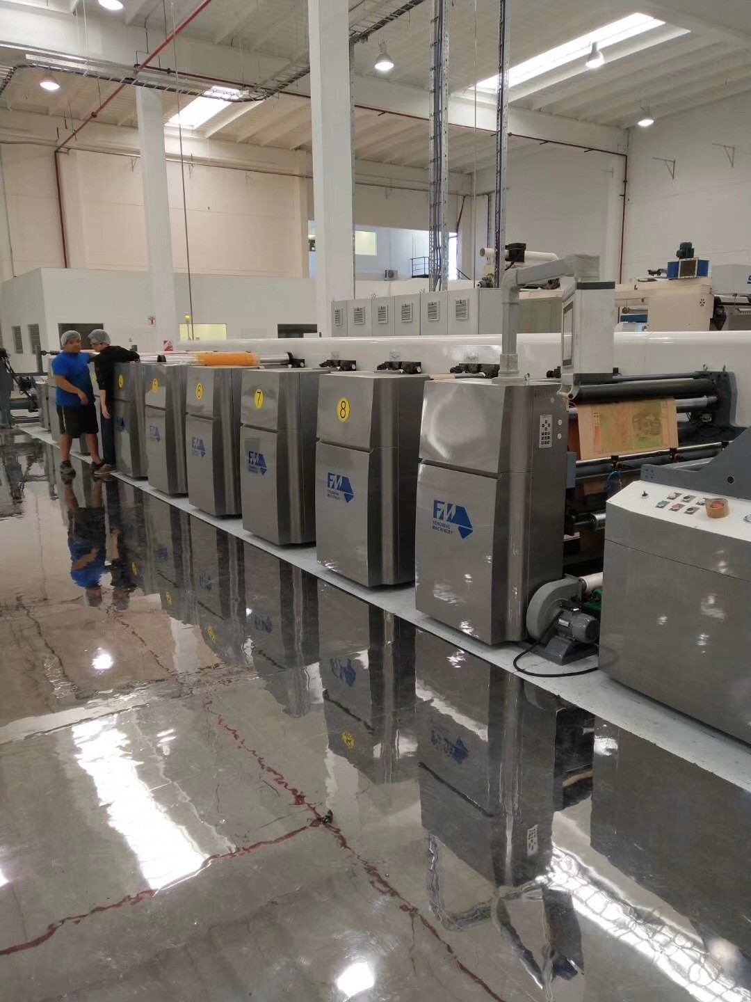 Customization Disposable Cup Flexo Printing Machine Printing Material 60-350GSM