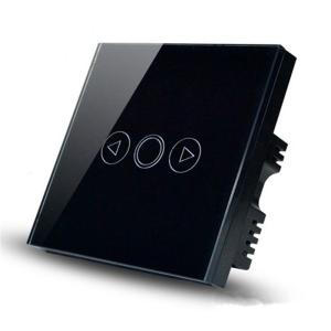 Safe Touch dimmer Switch tempered glass crystal panel wall controller switch for osram lamp dimmable led lights