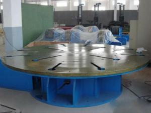 China Steel Automatic Welding Machine Max Loading 5 Tons Horizontal Rotary Table Floor Turning Table on sale