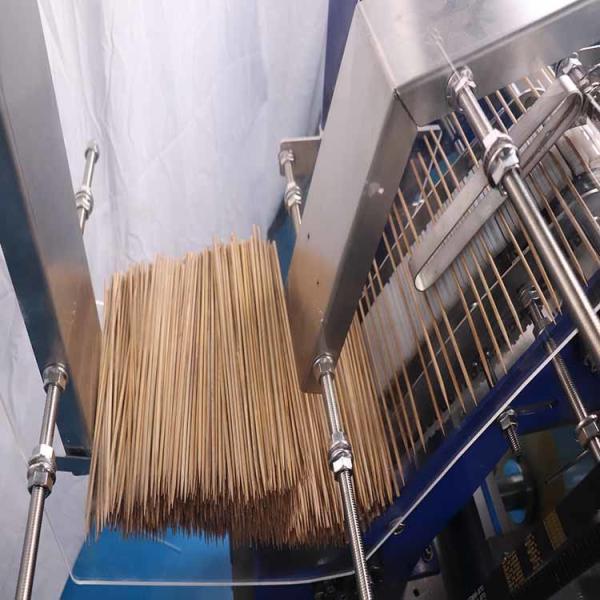 Servo Control Skewers Counting Packing Machine For Bag Length 300-600 Mm