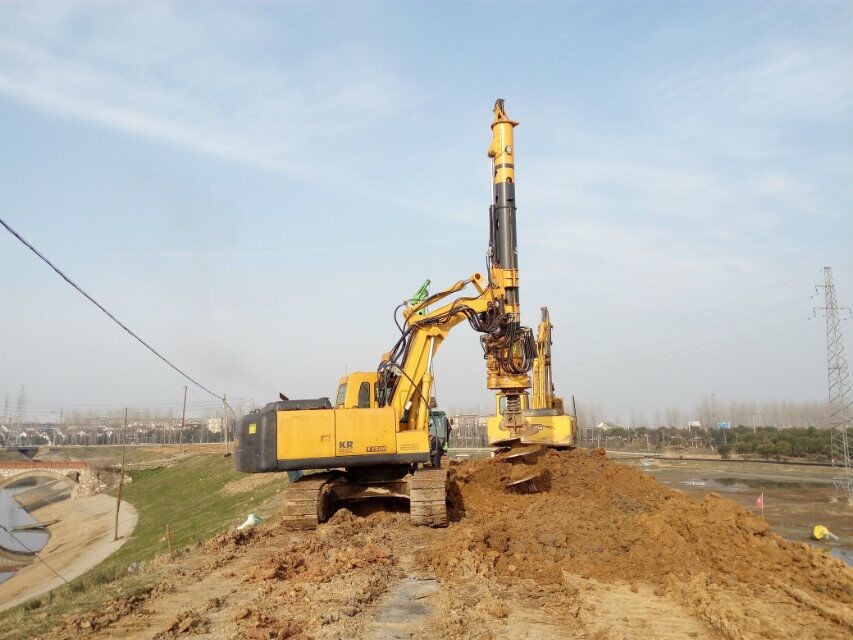 Wholesale Micro 1.2M Pile Diameter Rotary Bored Hole Pile Driving Equipment Max. Torque 50 KN.M High Stability Low Cost Hydraulic from china suppliers