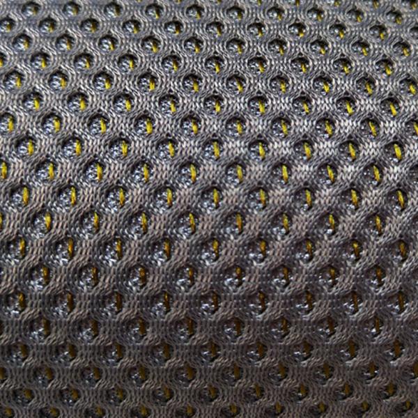 100% Polyester 3D Spacer Mesh 390 - 460GSM Moisture Absorbent Knitted Mesh Fabric