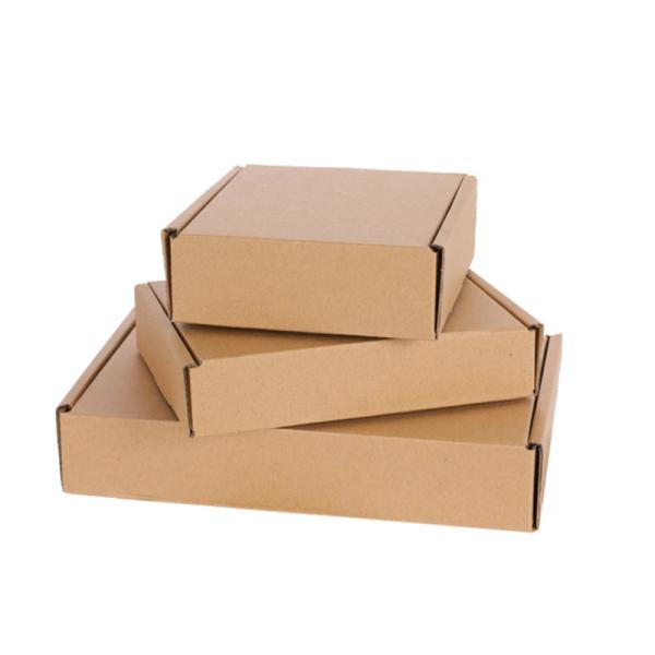 Brown Collapsable Kraft Indestructo Mailers Shoe Box 6x4x2 For Clothing Underwear Packaging