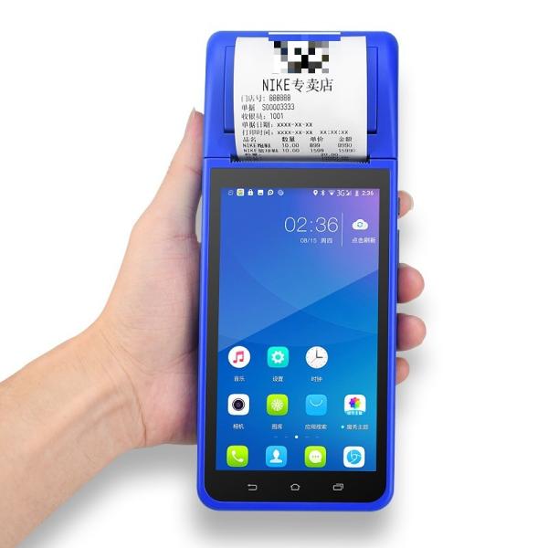 Quality 1G/2G Hard Disk Capacity Android POS Terminal Printer 58mm Convenience for Self Service for sale