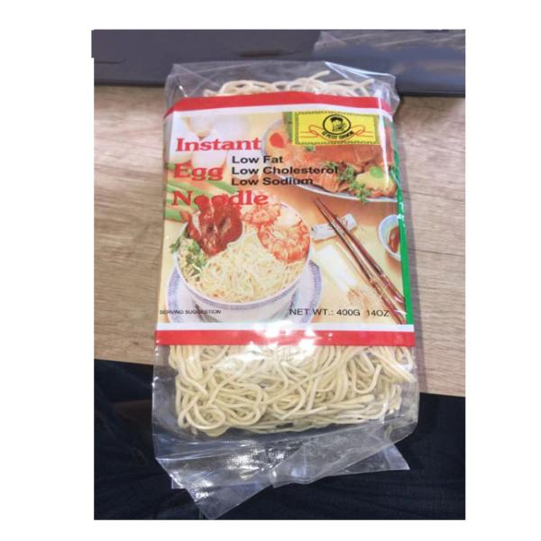 500G Stir Fried Noodle OEM Wheat Flour Smooth Chewy Quick Cooking Instant Noodles