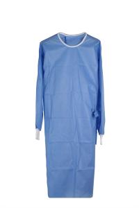 Wholesale 40gsm hospital medical uniform sms blue surgical gown level 3 for laboratory doctor nurse anti alcohol sms medical gown from china suppliers