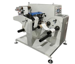 China Adjustable Rewind Shaft 600mm Automatic Label Slitting Machine Line on sale