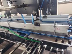China Automatic Cardboard Folder Gluer Machine 128mm-850mm Box Width on sale