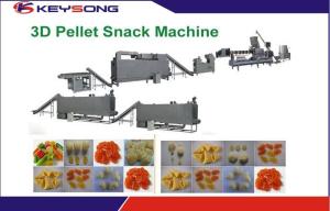 China Indutstrial Snack Food Extruder Machine , High Performance 3d Pellet Snack Machine on sale
