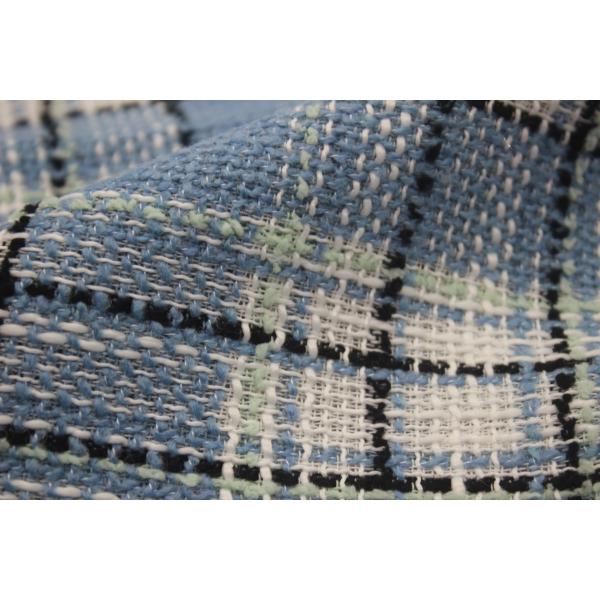 In Stock Yarn Dyed 100 Polyester Fragrant Breeze Tweedy Fabric for Women's Autumn and Winter Coat Clothing