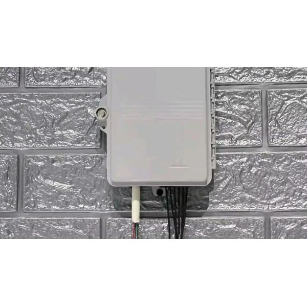 6Port Fiber Optic Terminal Box SC APC/UPC SM SX PC+ABS Light Grey For Telecom