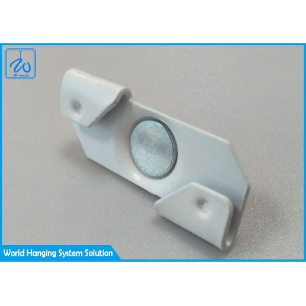 Steel T Bar Fixture Clip With Hole , Acoustical Hanging Light Fixtures