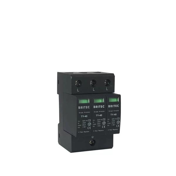 TY-40 3P Surge Protection Device 275v Lightning Protector Spd Type 2 Lightning Arrester