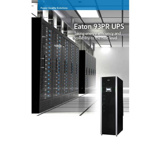 Eaton 93PR 250KVA 250kw 1200KVA 1200kw 400v Modular Online UPS with ABM Management
