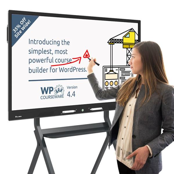 Quality All In One 65 Inch Touch Monitor , Smart Board Interactive Digital Whiteboard for sale