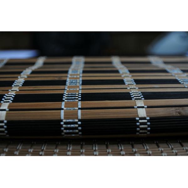 Cabonized Natural Bamboo Blinds Customized Length Corrosion Resistant