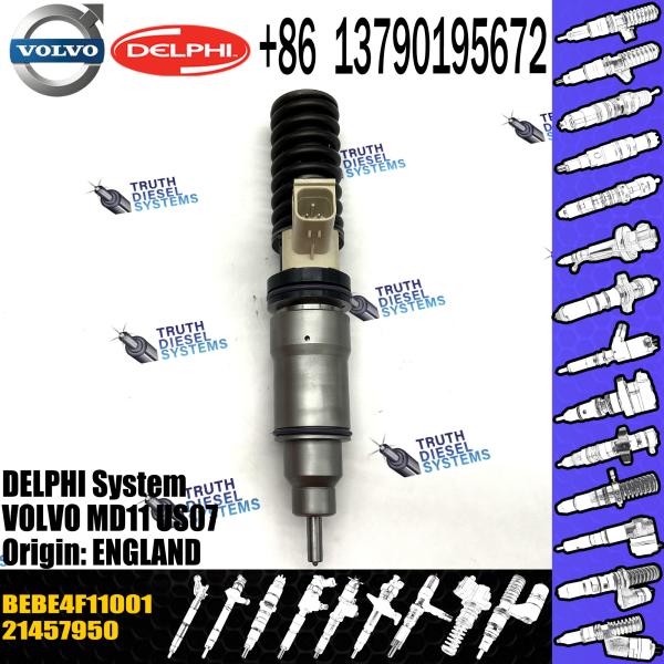 Diesel inyector Common Rail Fuel Injector nozzle Bebe4f11001 21457950 For VOL E3.3 Engine TRUCK MP7