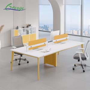 Wholesale Adjustable Shelves and Glass Divider Functionality in Open Space Office Workstation from china suppliers