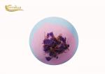 Dried Petal Bath Bomb Bathroom Set Color Customized With Relaxing Music