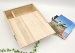 Wedding Memory Wooden Photo Album Box , Wedding Usb Presentation Boxes