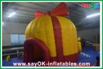 Large Outdoor Orange Inflatable Tunnel Tent Customed Red Inflaltable Candy House